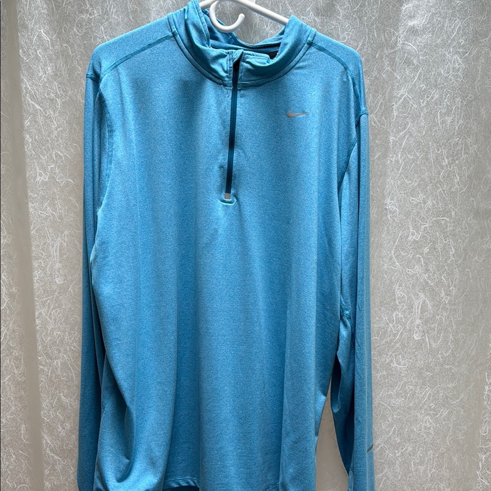 Blue Long Sleeve Pullover Nike